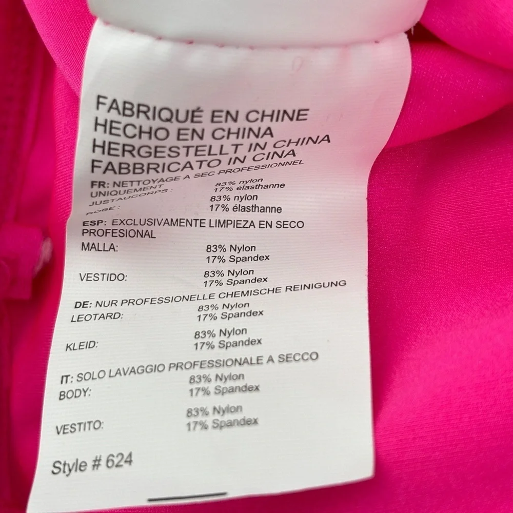 Revolution Dancewear Next To Me Hot Pink Dress Fringe Size MC Flapper Pageant